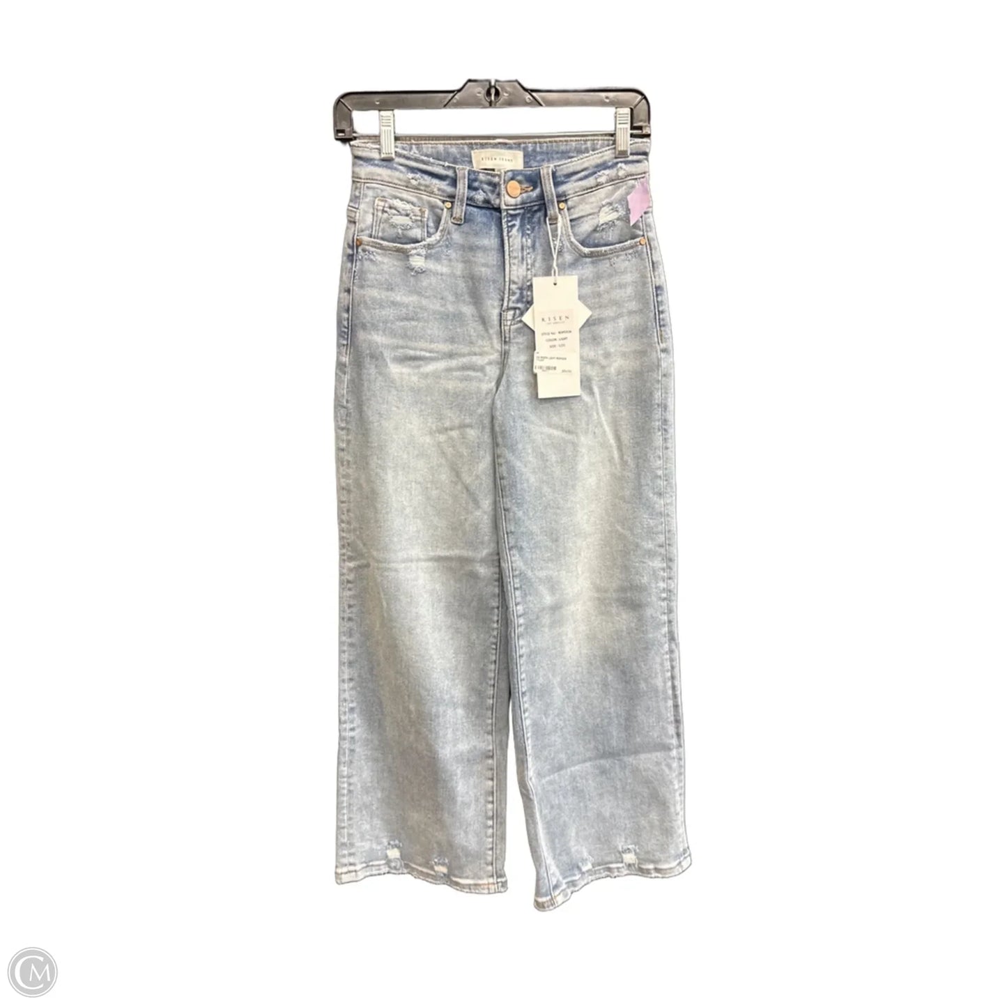 Jeans Straight By Clothes Mentor In Blue Denim, Size: 0