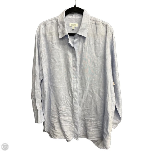 Blouse Long Sleeve By Haven In Blue, Size: M