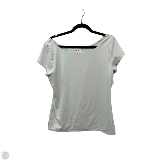 Top Short Sleeve By Worthington In Teal, Size: L