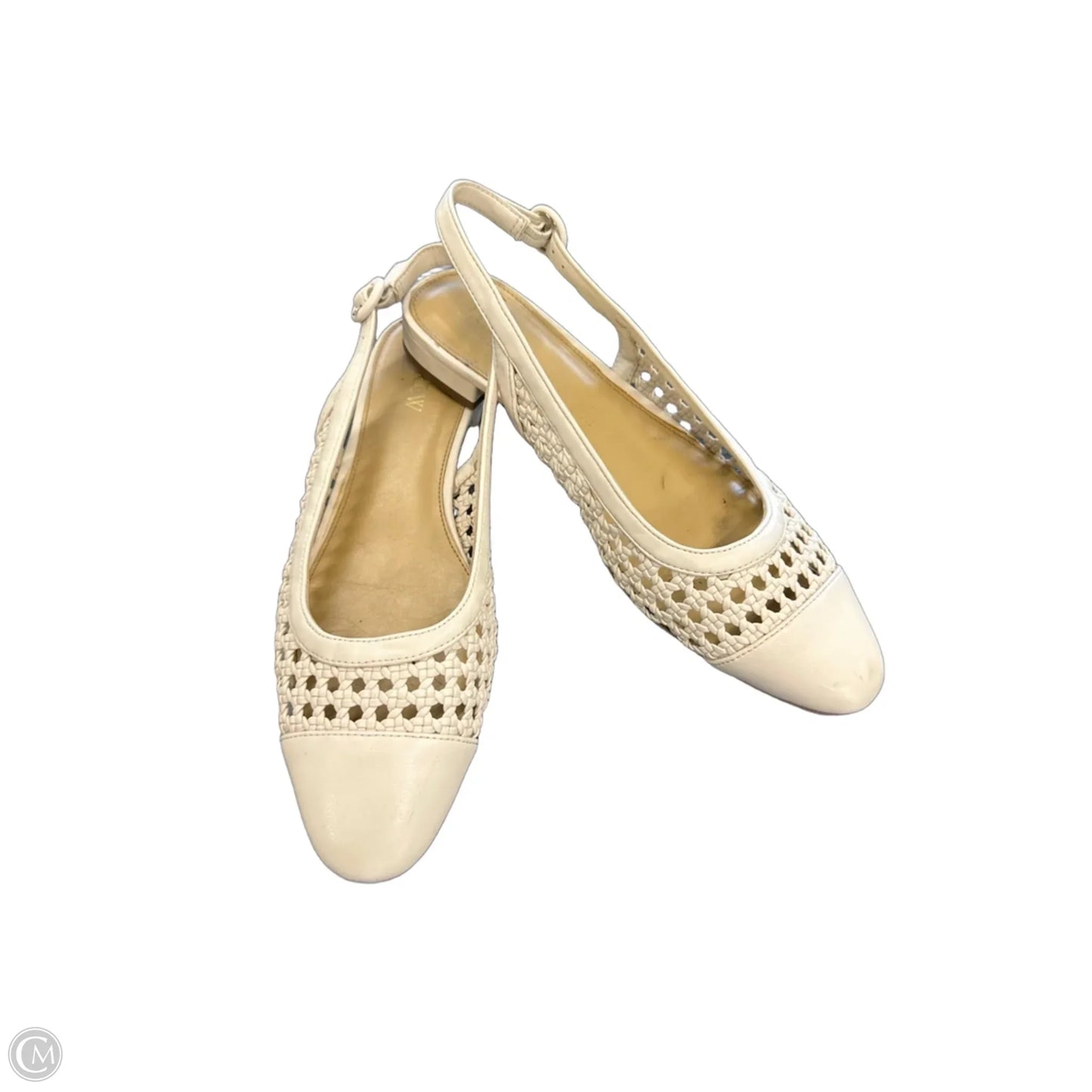 Sandals Flats By J. Crew In Cream, Size: 8.5