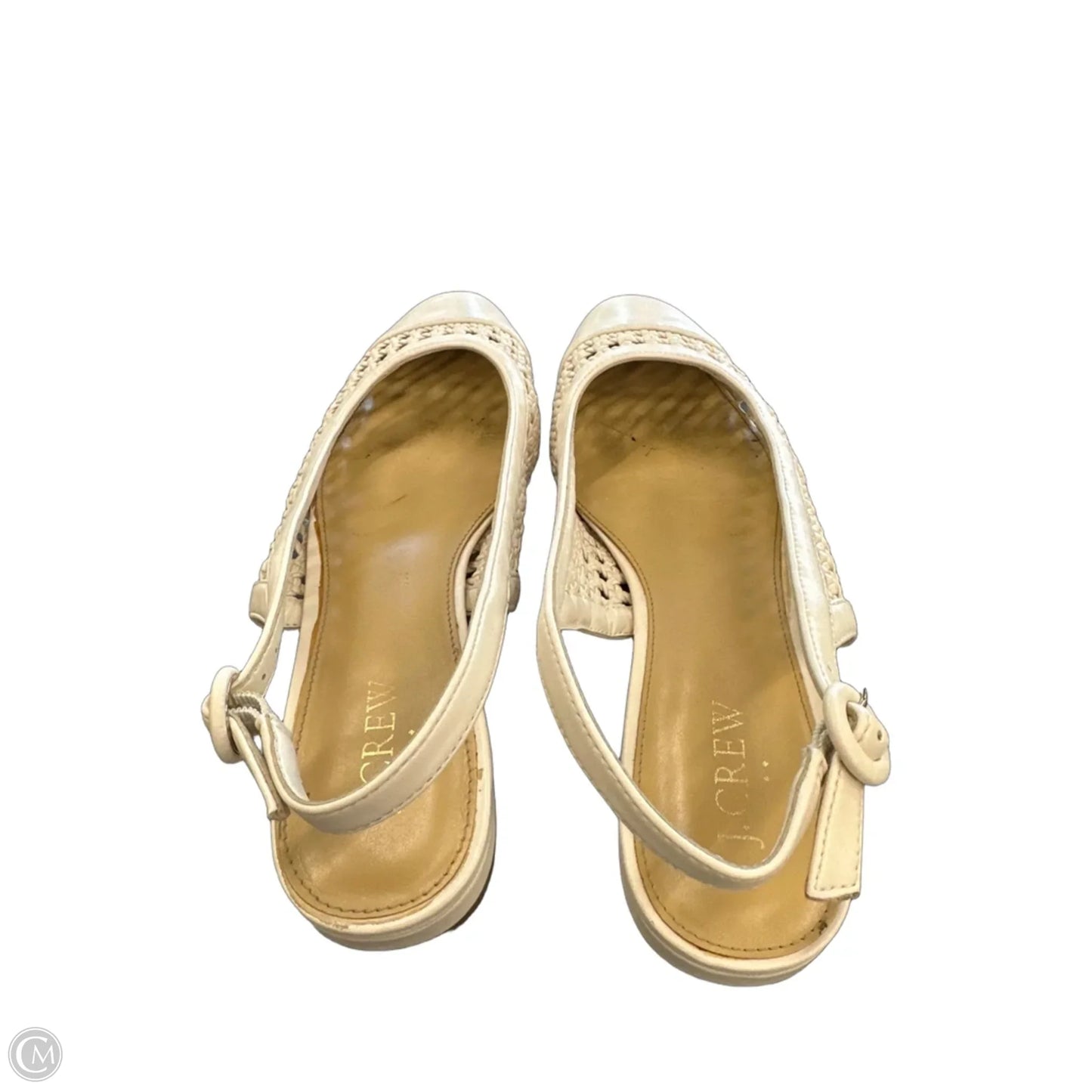 Sandals Flats By J. Crew In Cream, Size: 8.5