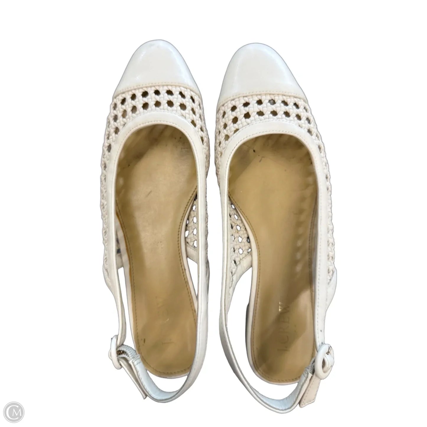 Sandals Flats By J. Crew In Cream, Size: 8.5