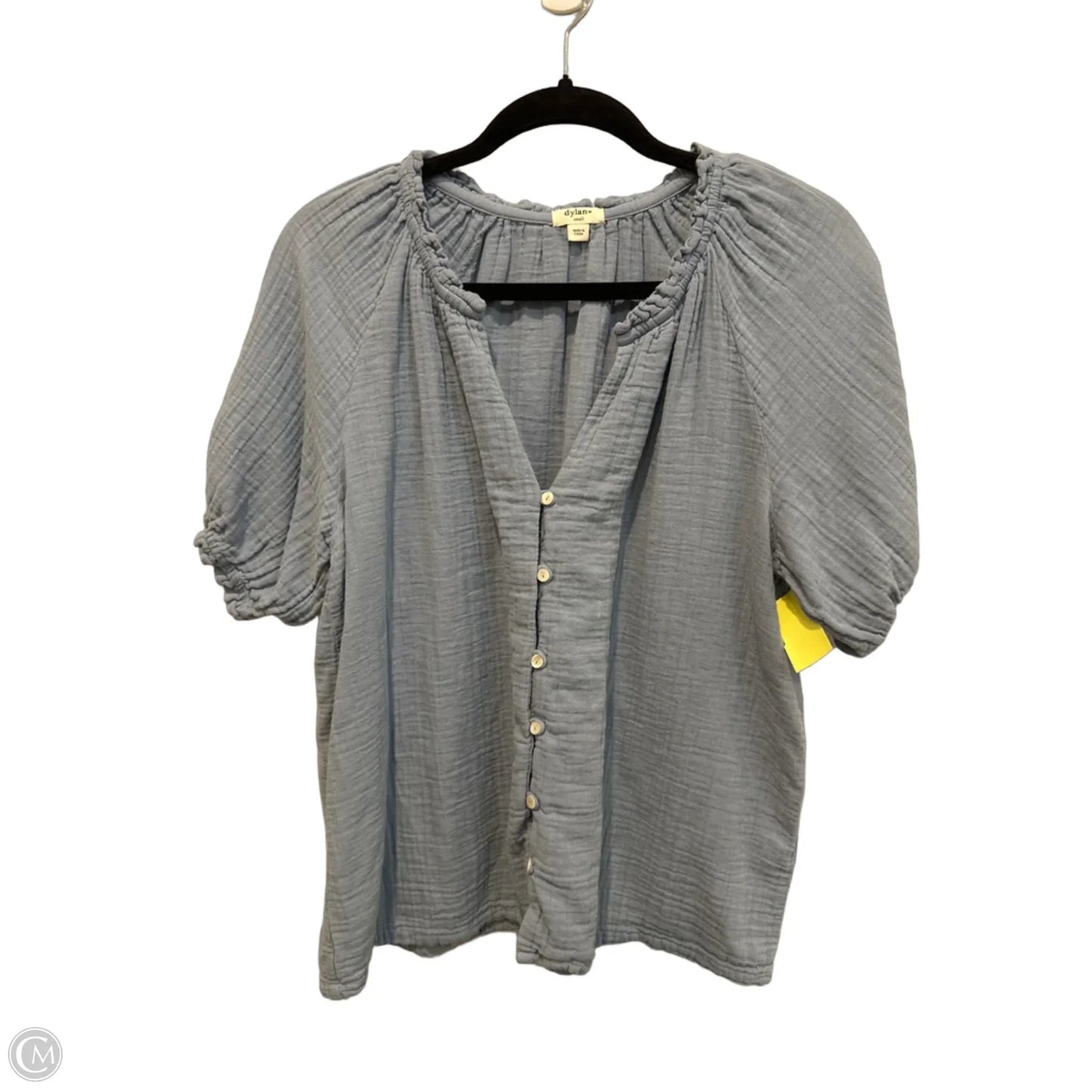 Top Short Sleeve By Dylan In Blue, Size: S