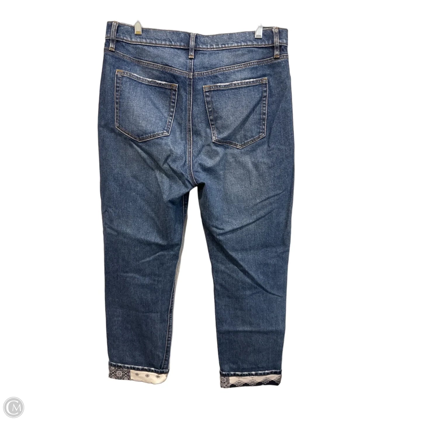 Jeans Wide Leg By Loft In Blue Denim, Size: 6