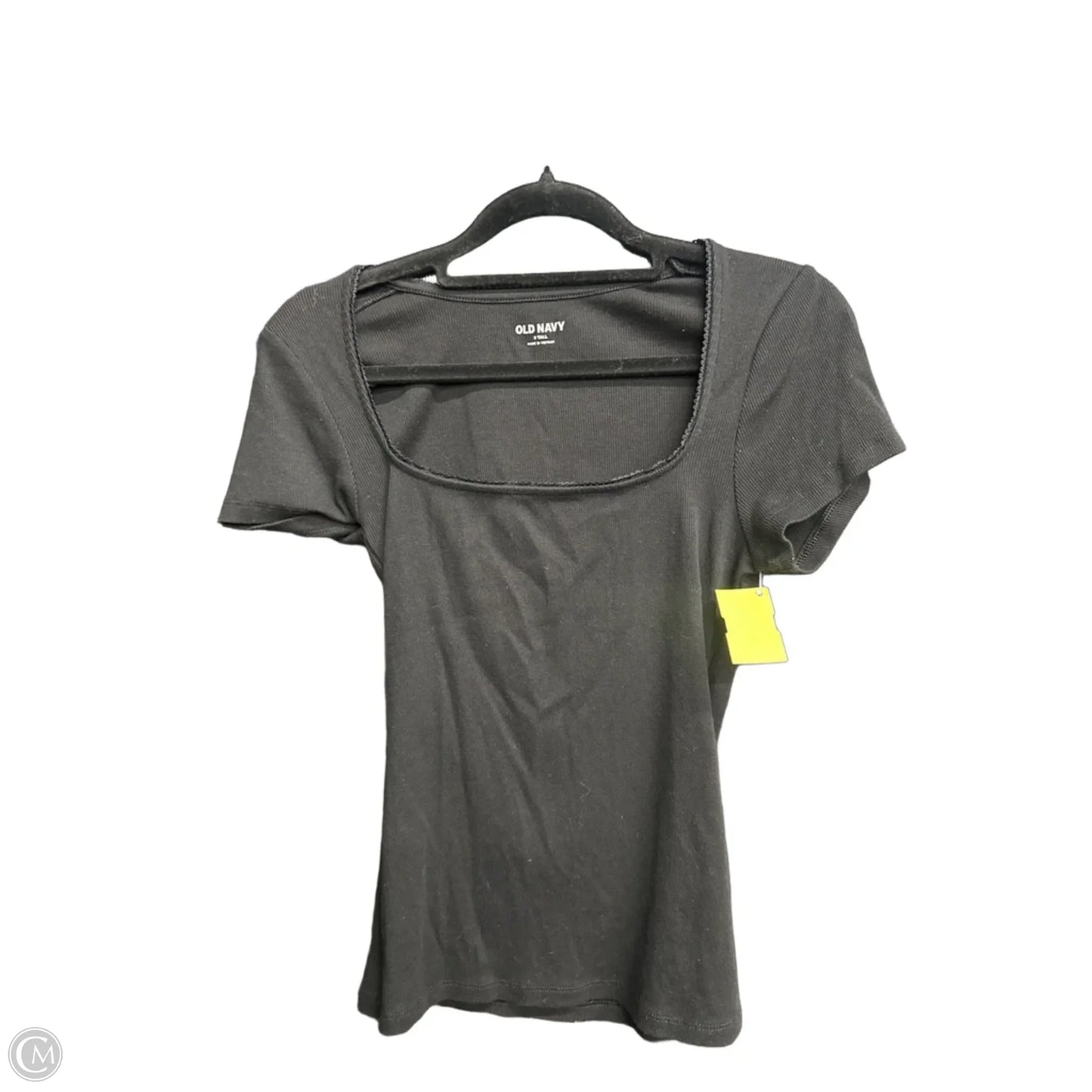 Top Short Sleeve By Old Navy In Black, Size: S