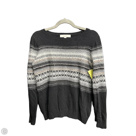 Sweater By Loft In Black, Size: M