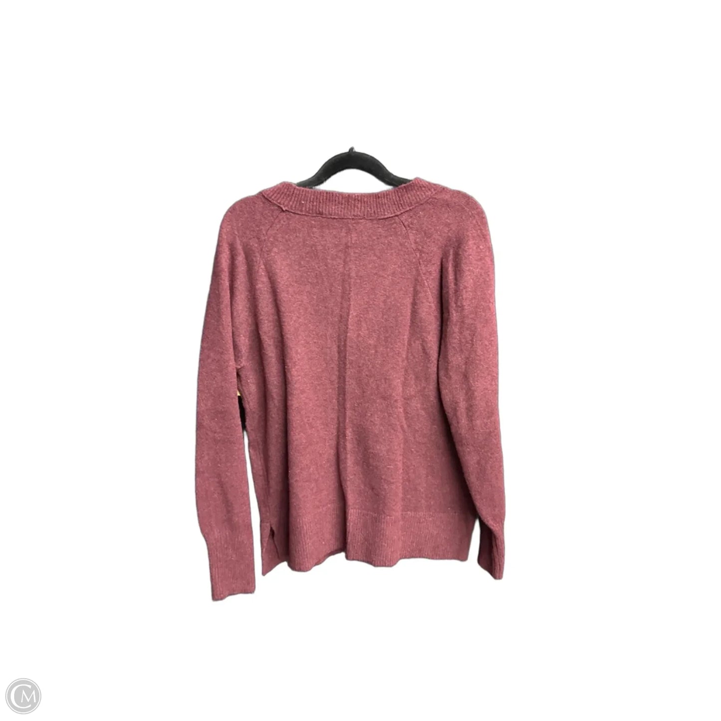 Sweater By Loft In Maroon, Size: S
