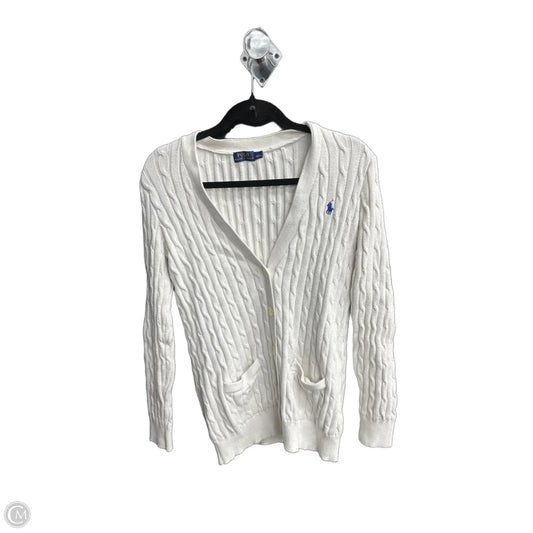 Cardigan By Polo Ralph Lauren In White, Size: L