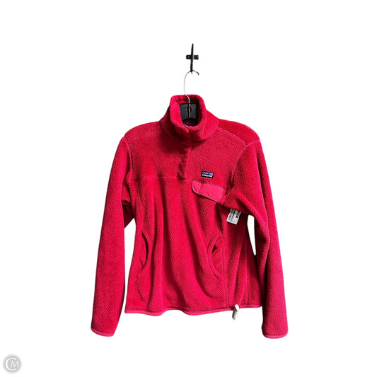 Sweatshirt Collar By Patagonia In Red, Size: S