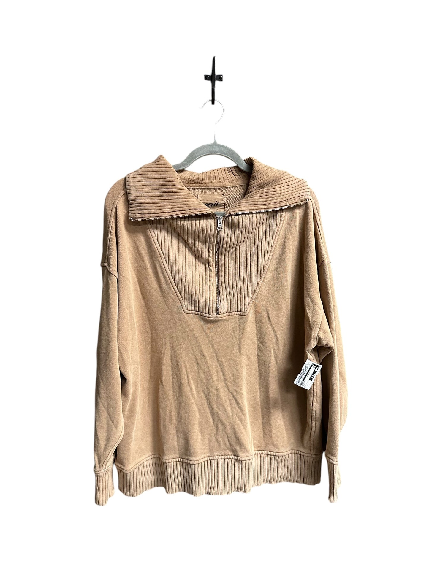 Sweatshirt Crewneck By Aerie In Brown, Size: S