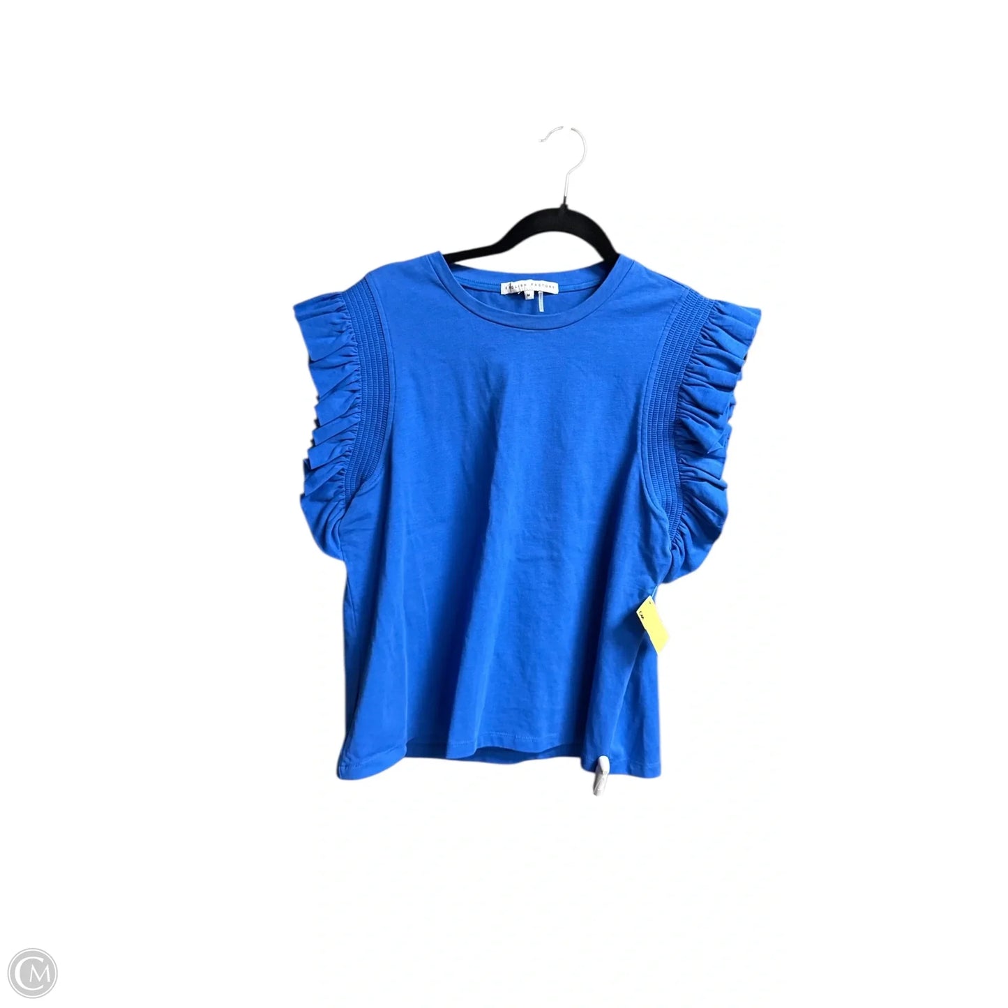 Top Sleeveless By English Factory In Blue, Size: M
