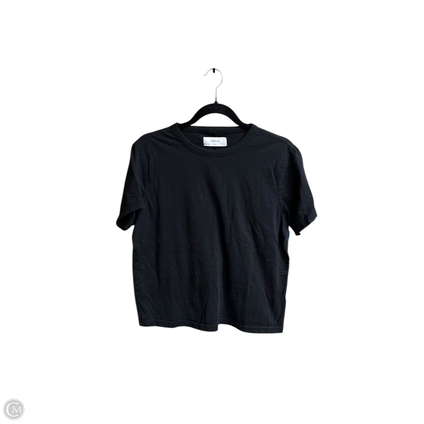 Top Short Sleeve Basic By Clothes Mentor In Black, Size: S