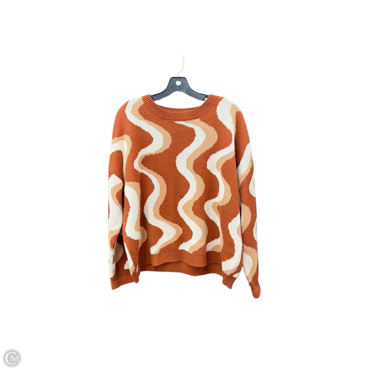 Sweater By Altard State In Cream & Orange, Size: Xs