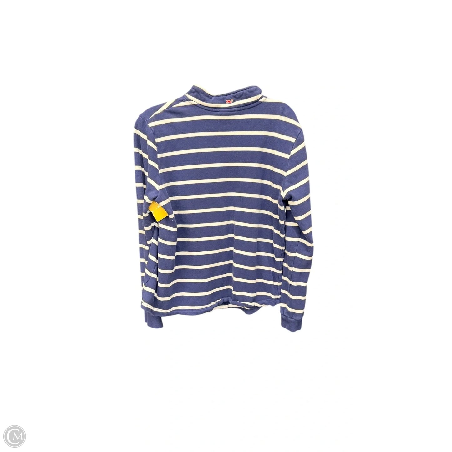 Sweatshirt Collar By Vineyard Vines In Striped Pattern, Size: L