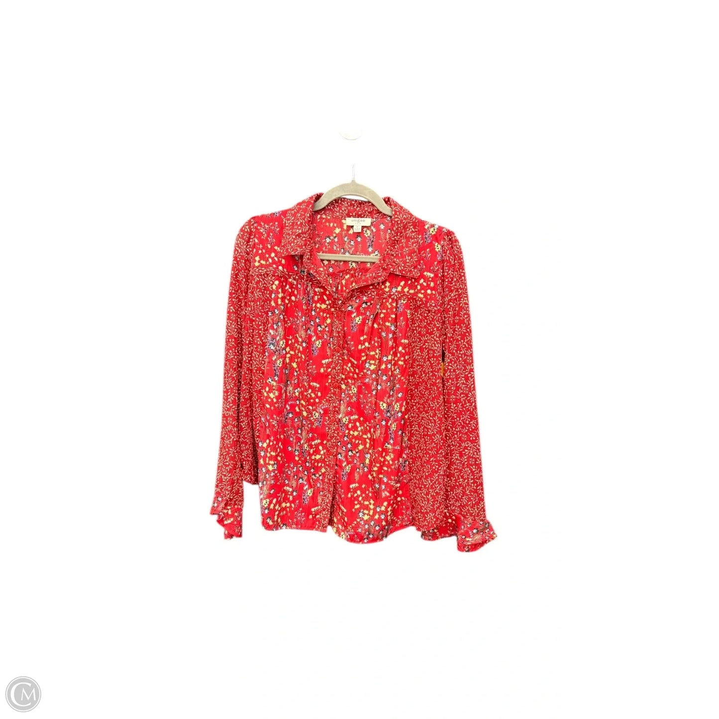 Top Long Sleeve By Umgee In Floral Print, Size: S