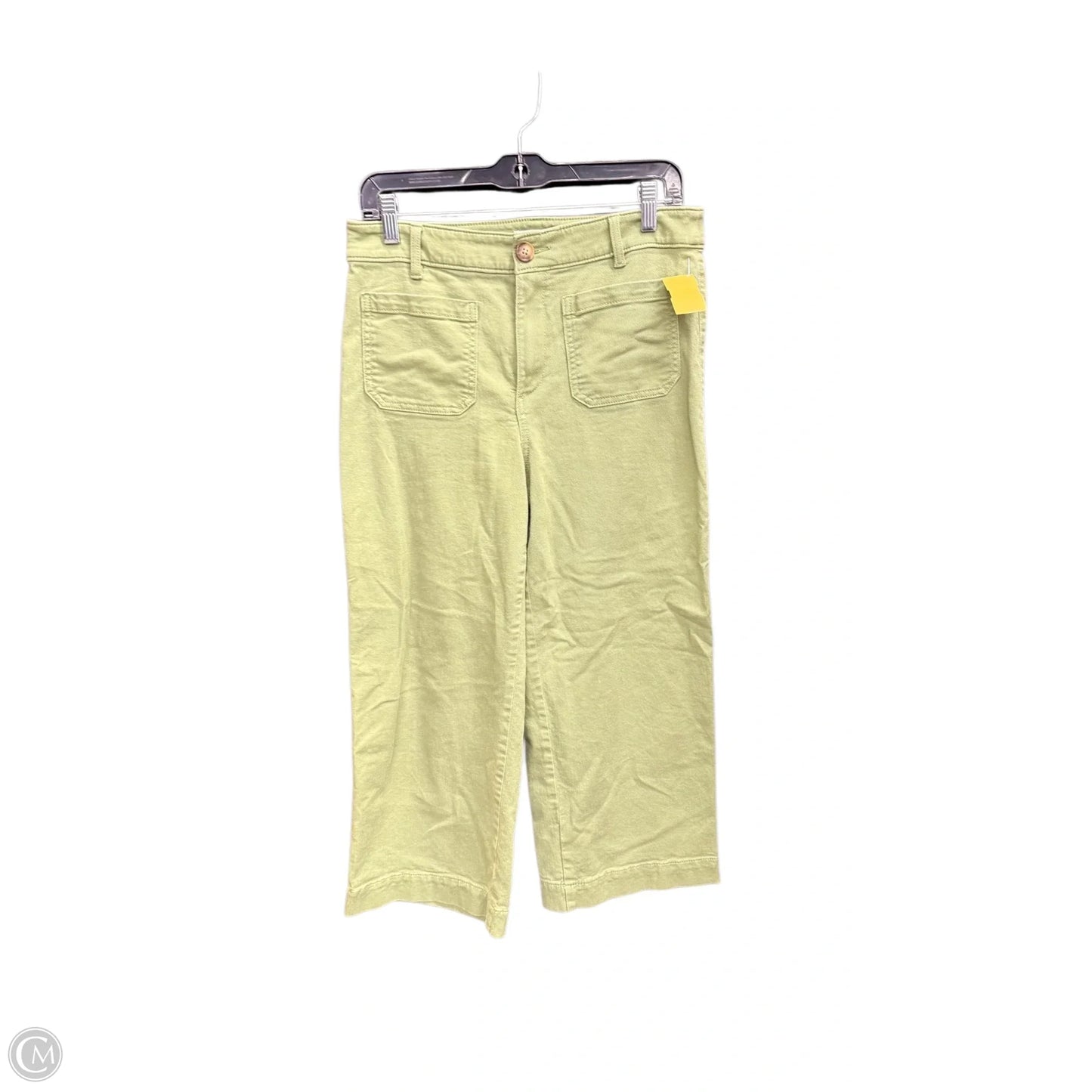 Pants Cropped By Loft In Green, Size: 8p