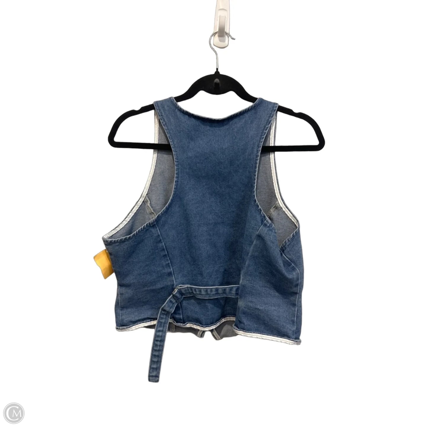 Vest Other By Clothes Mentor In Blue Denim, Size: S