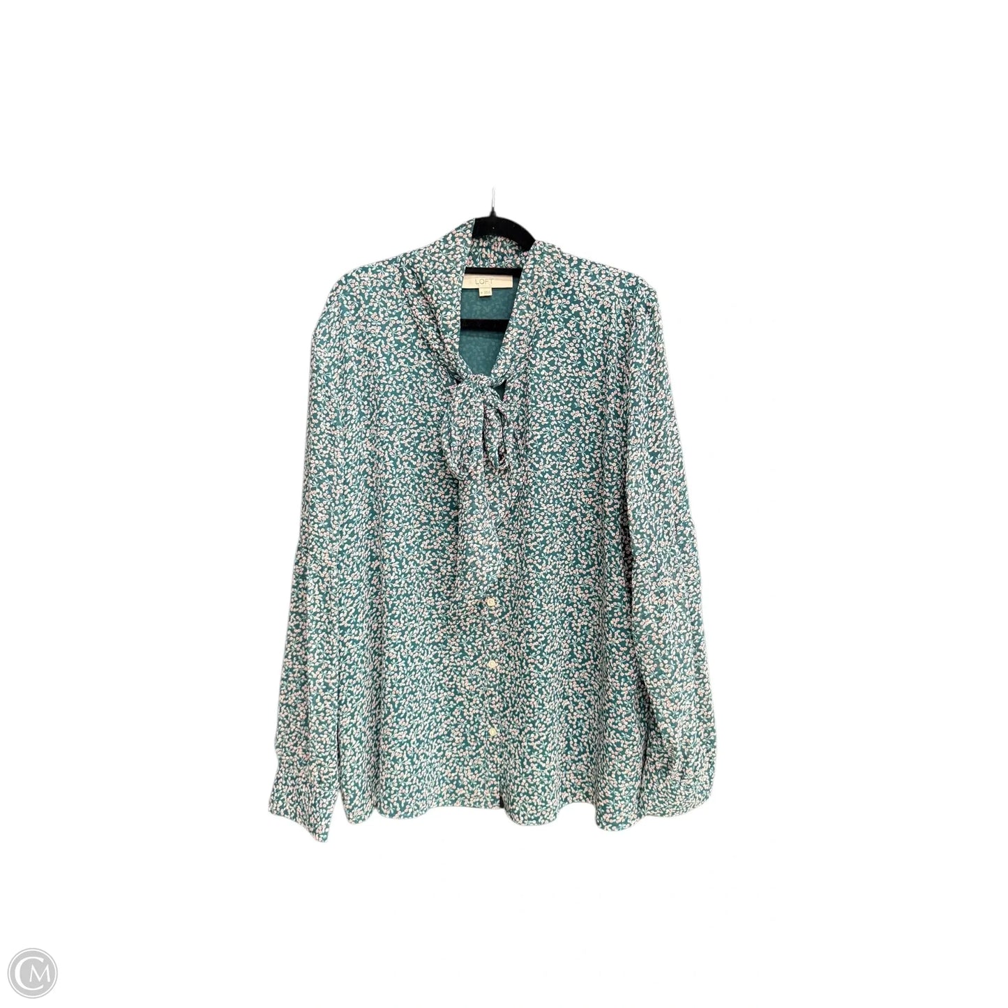 Top Long Sleeve By Loft In Green, Size: Xl