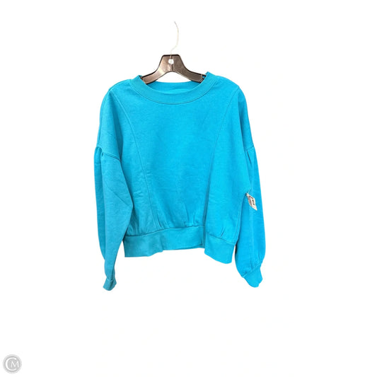 Sweatshirt Crewneck By Loft In Teal, Size: M