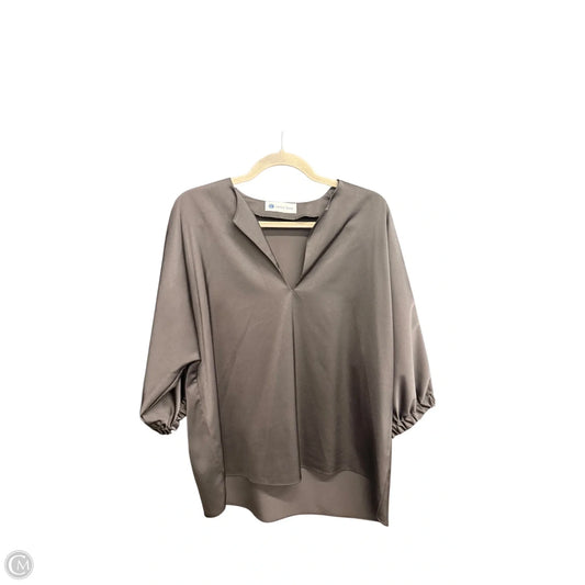 Top 3/4 Sleeve By Clothes Mentor In Black, Size: M