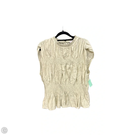 Top Sleeveless By H&m In Green, Size: M