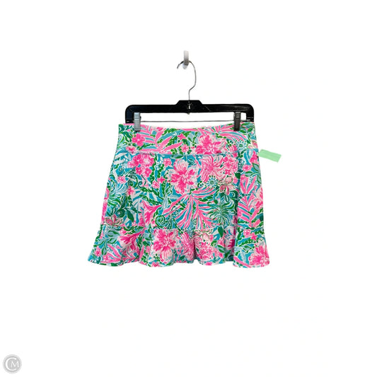 Skirt Designer By Lilly Pulitzer In Floral Print, Size: M