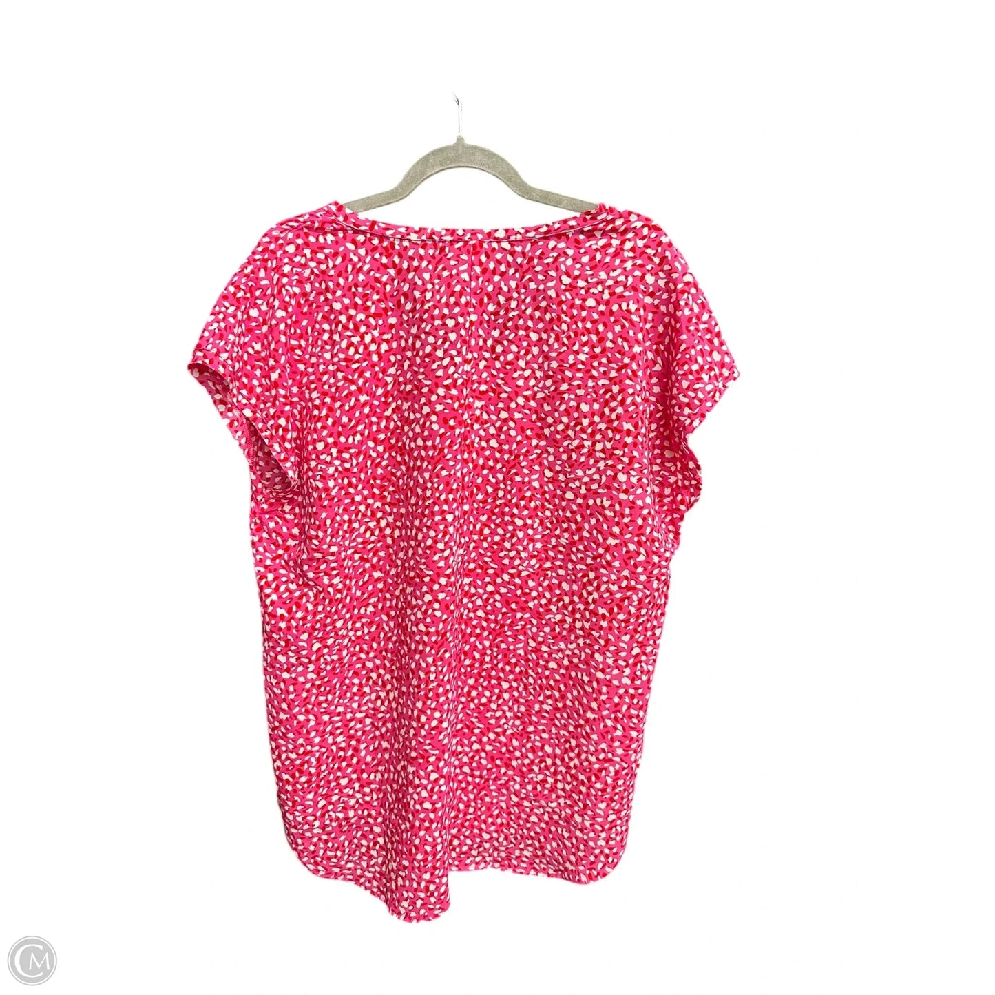 Top Short Sleeve By Jodifl In Pink & Red, Size: L