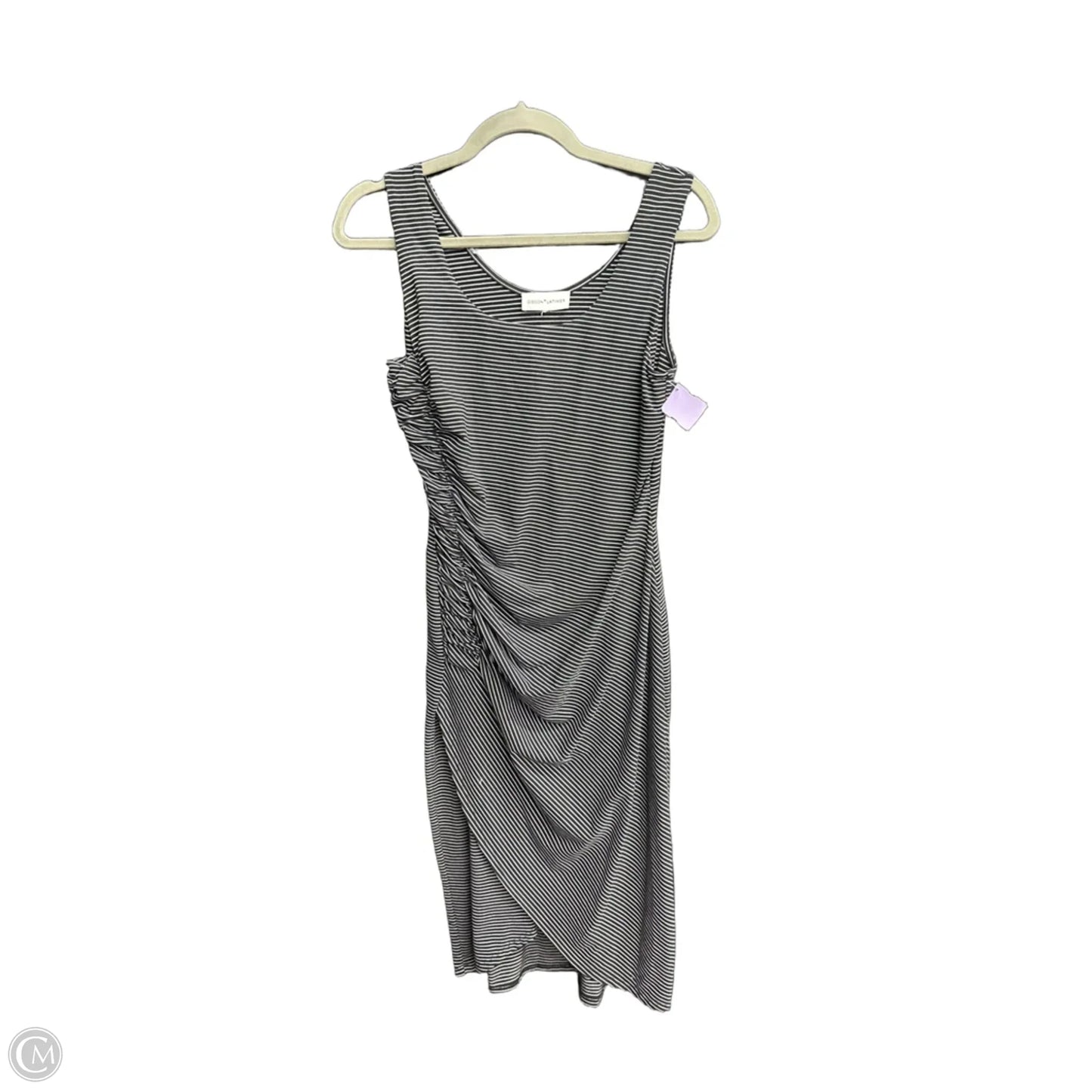 Dress Casual Midi By Gibson And Latimer In Striped Pattern, Size: S