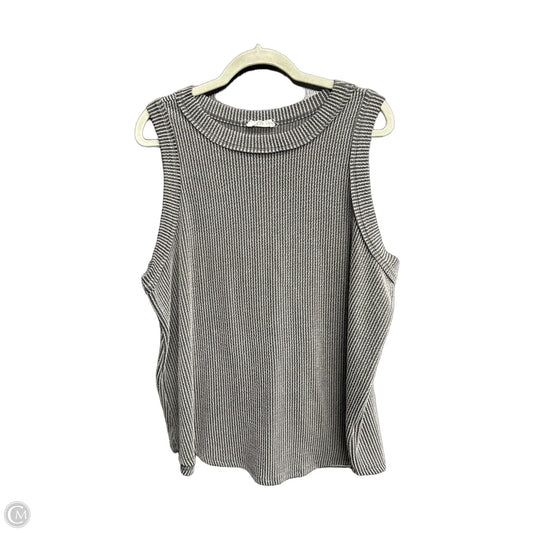 Top Sleeveless By Maurices In Grey, Size: Xl