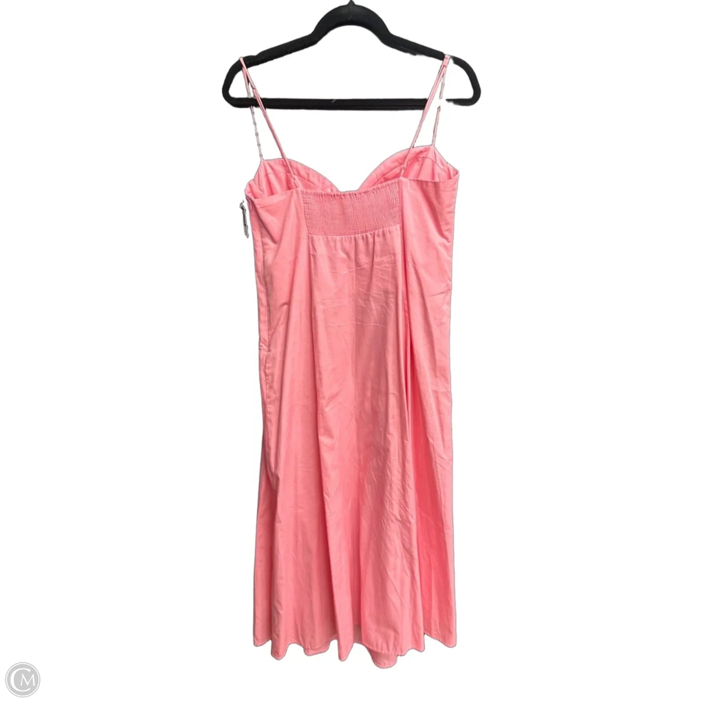 Dress Casual Midi By Zara In Pink, Size: Xl