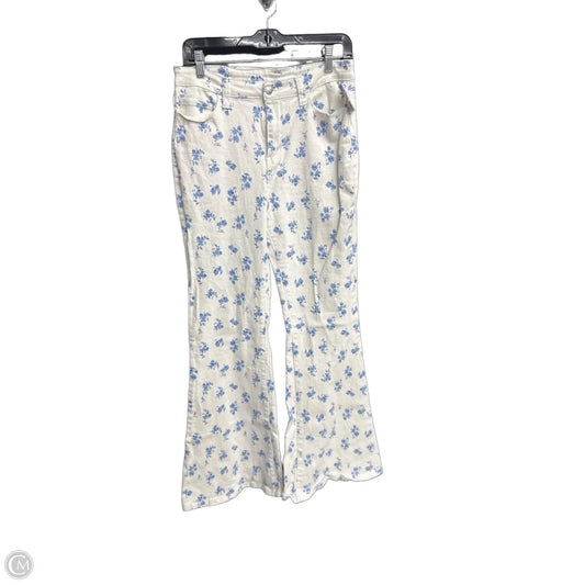 Jeans Flared By Altard State In Floral Print, Size: 8