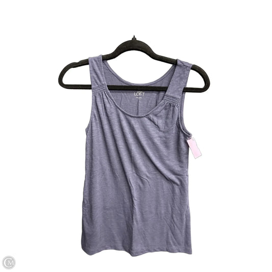 Top Sleeveless By Loft In Navy, Size: Xs