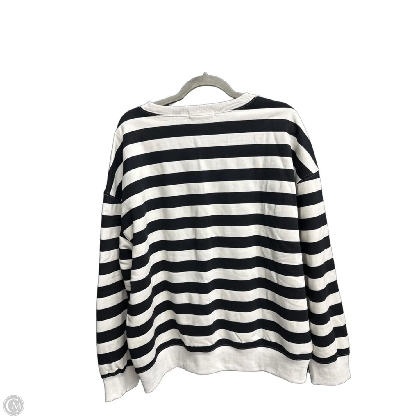 Top Long Sleeve By Clothes Mentor In Striped Pattern, Size: L