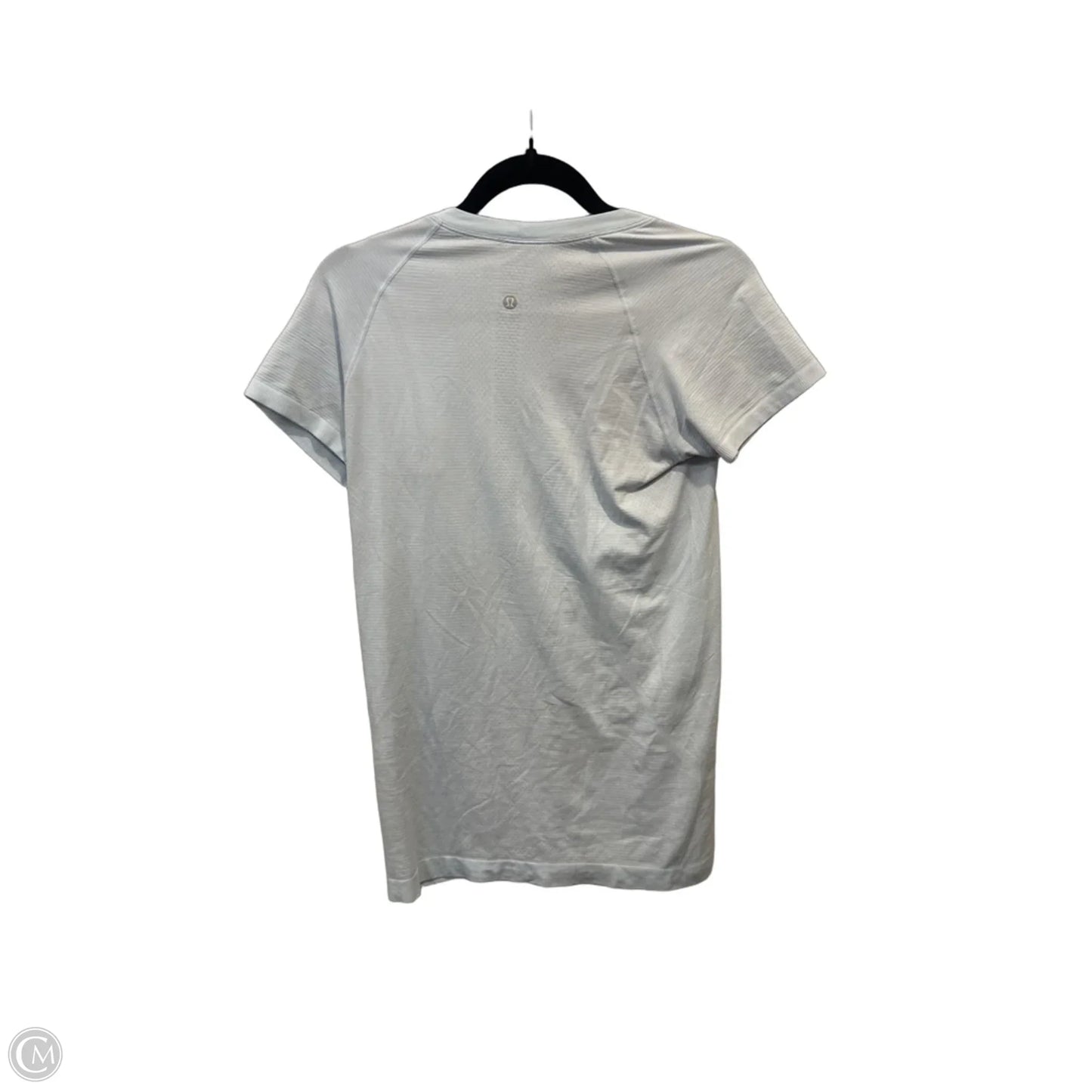 Athletic Top Short Sleeve By Lululemon In Blue, Size: M