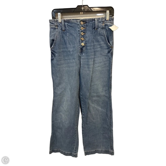 Jeans Wide Leg By Kancan In Blue Denim, Size: 4