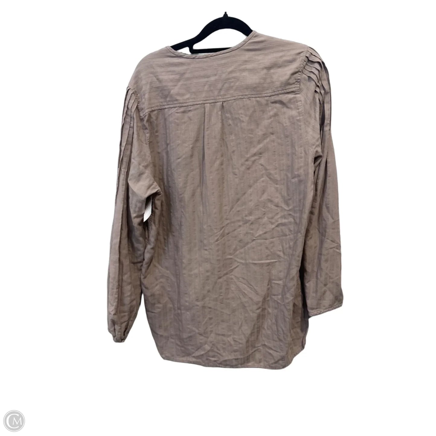Top Long Sleeve Designer By Isabel Marant In Brown, Size: M
