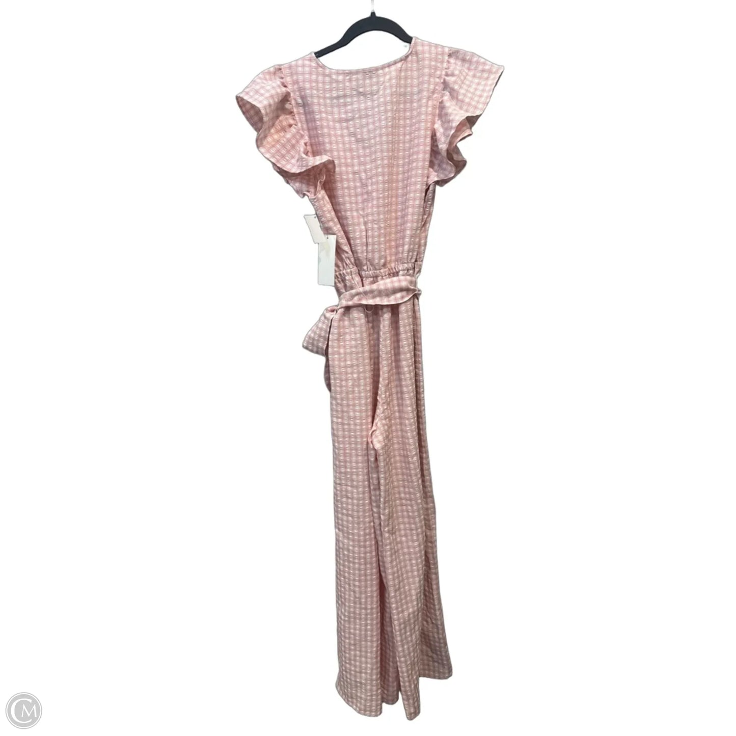 Jumpsuit By Aura In Plaid Pattern, Size: M