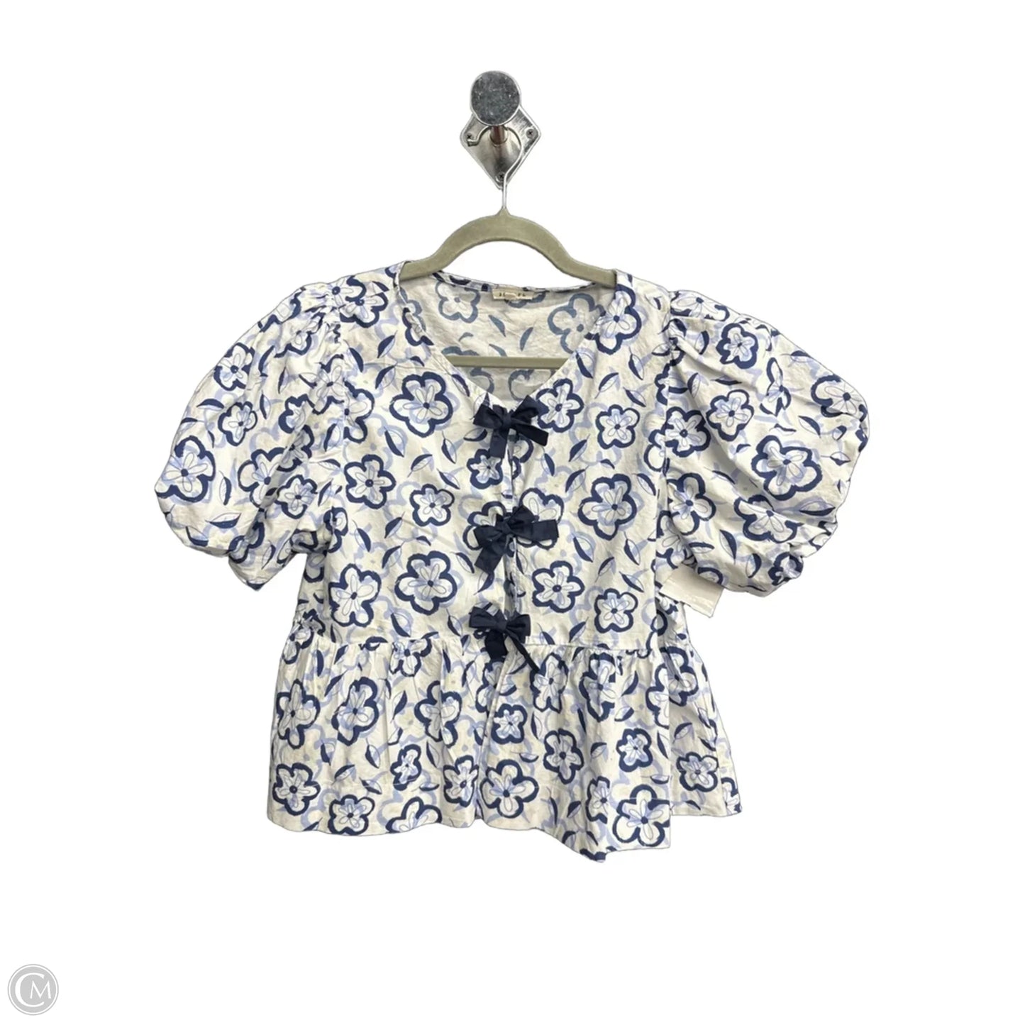 Top Short Sleeve By Jodifl In Floral Print, Size: S