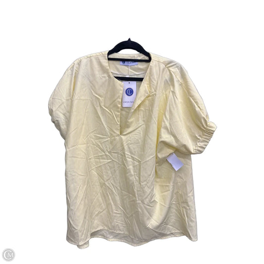 Top Short Sleeve By Clothes Mentor In Striped Pattern, Size: Osfm