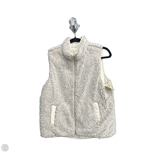 Vest Other By Clothes Mentor In Cream, Size: M