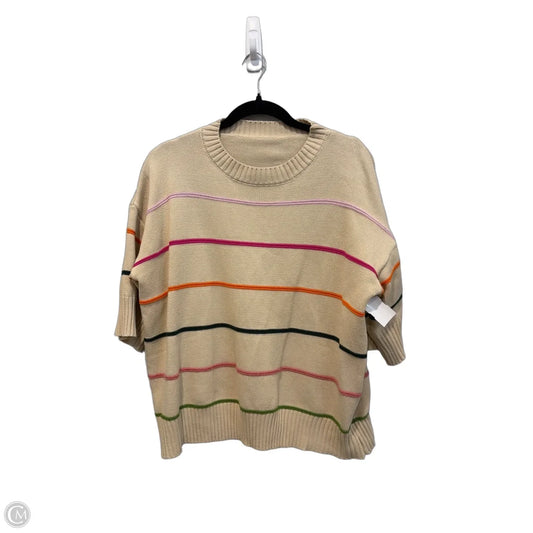Sweater By Clothes Mentor In Beige, Size: L