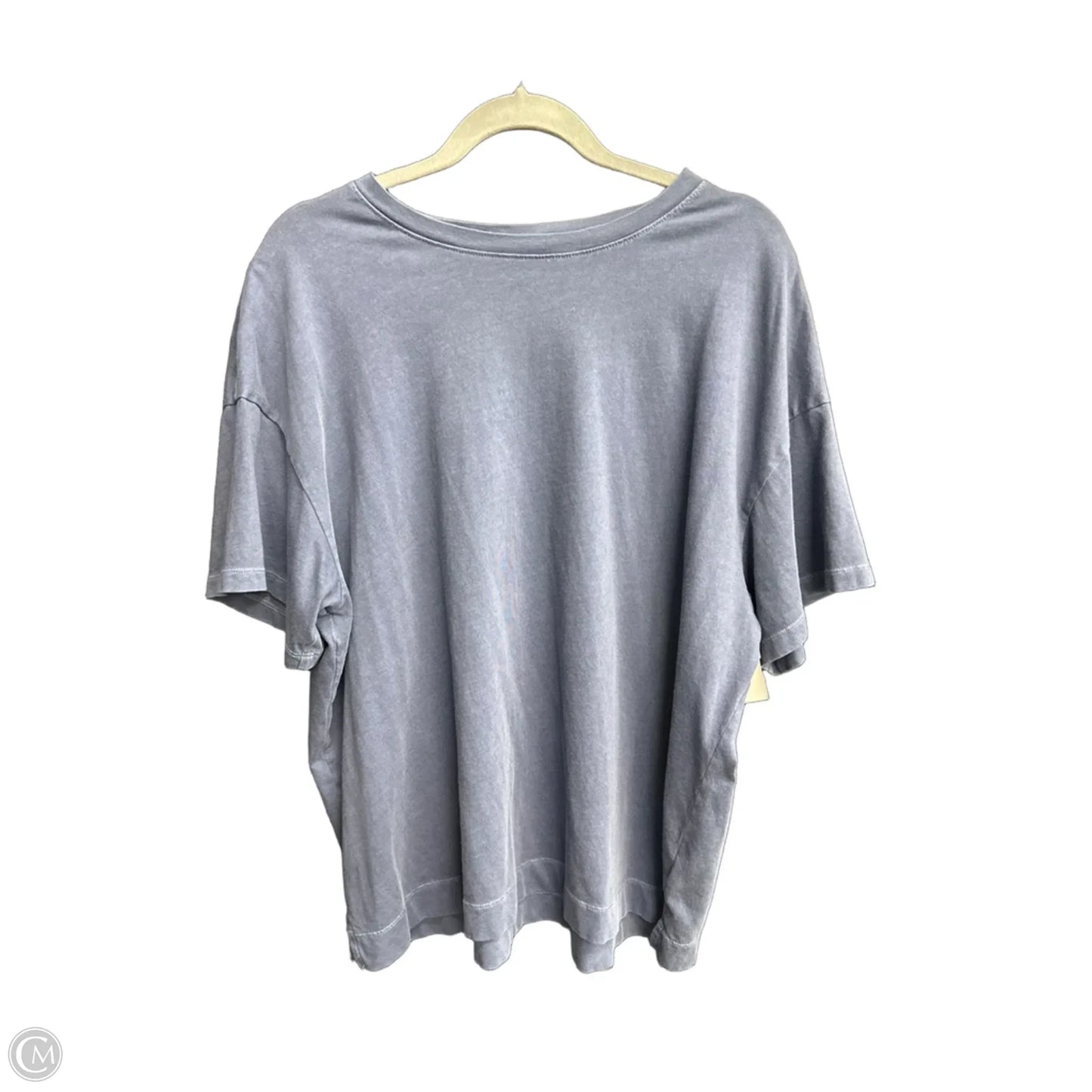 Top Short Sleeve Basic By Old Navy In Blue, Size: Xl