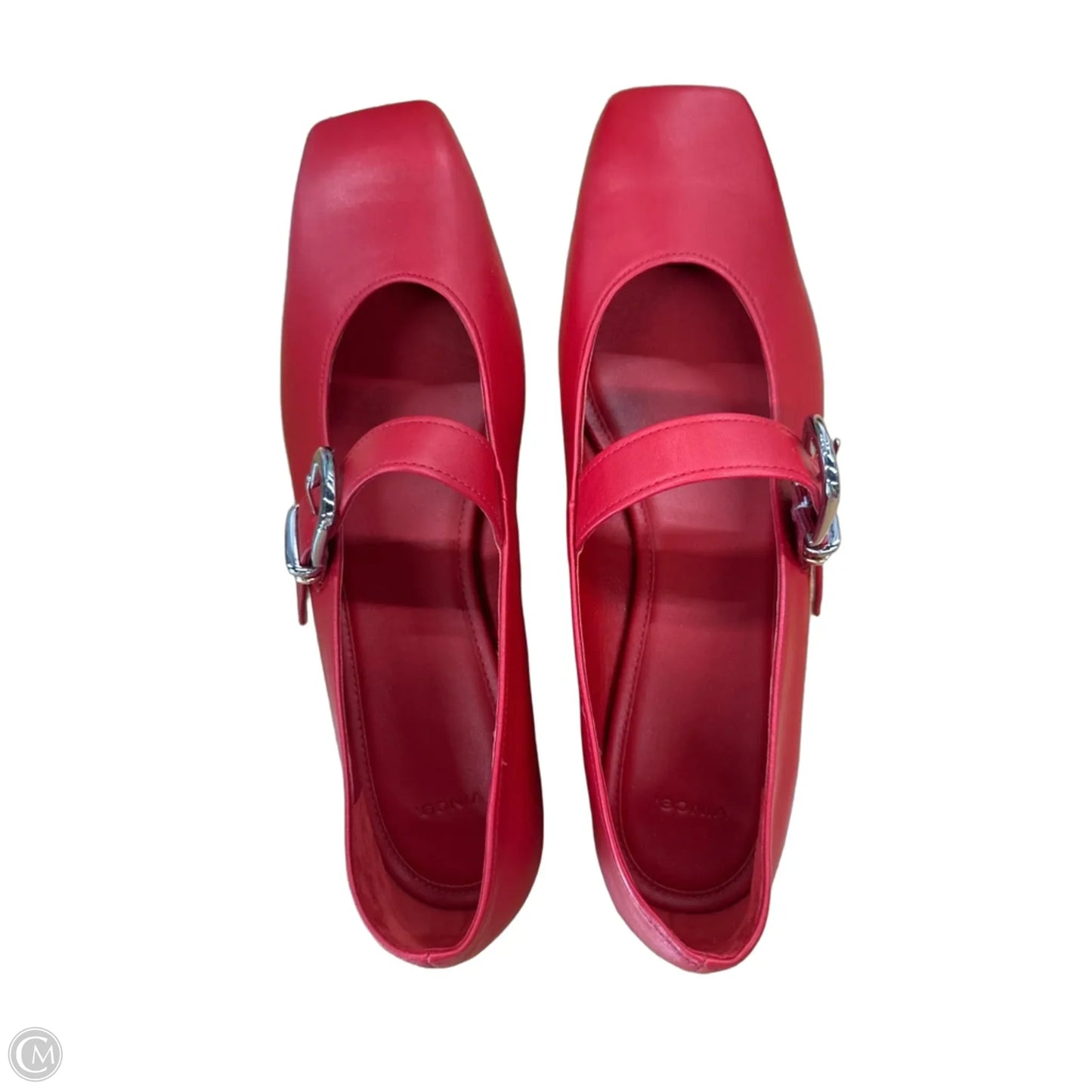 Shoes Flats By Vince In Red, Size: 10