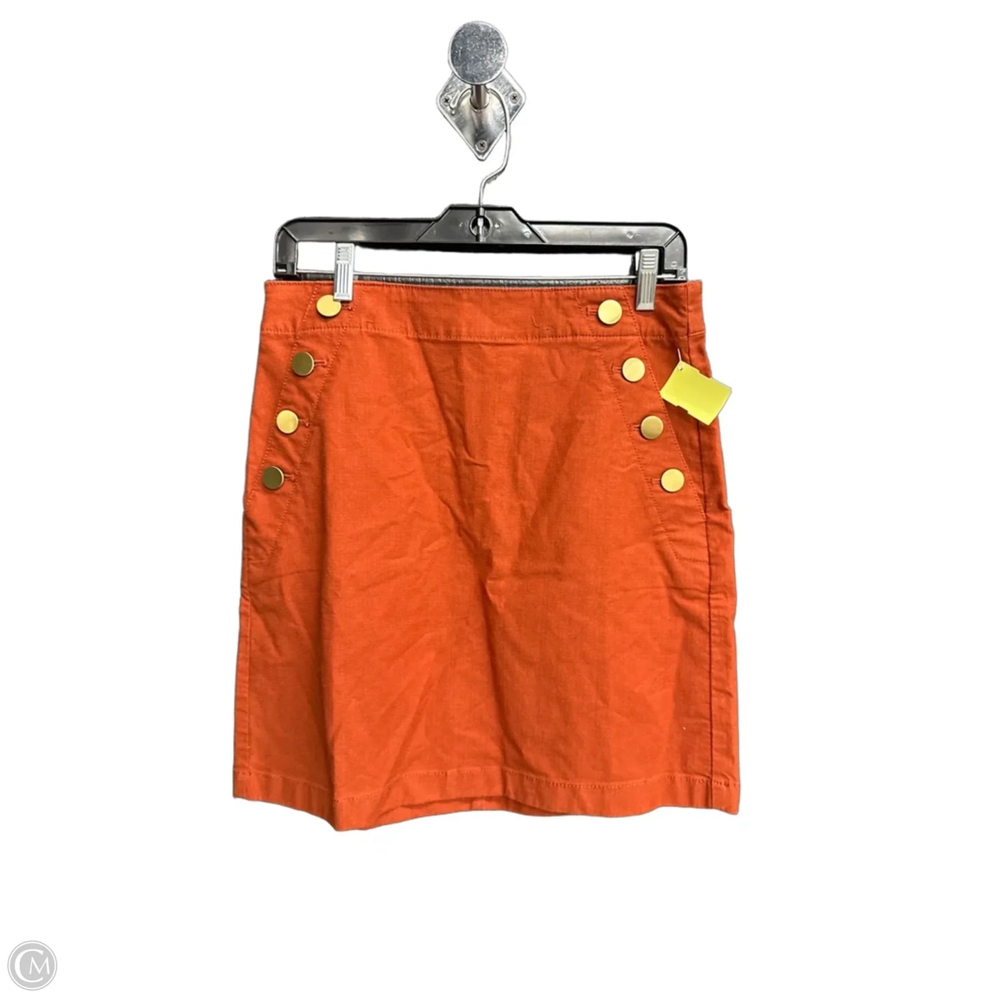 Skirt Mini & Short By Loft In Orange, Size: 4