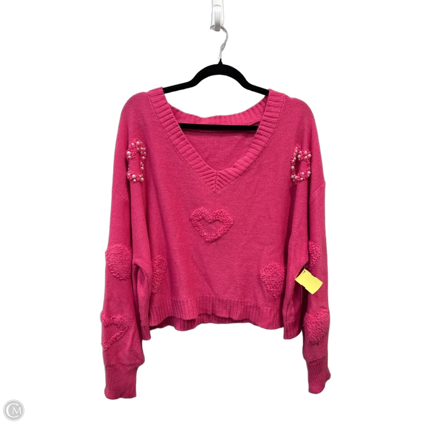 Sweater By Shein In Pink, Size: L