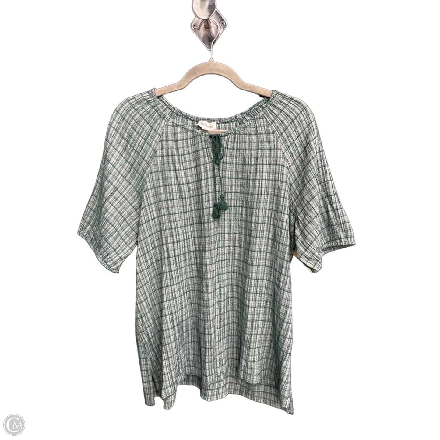 Top Short Sleeve By West Bound In Green, Size: L