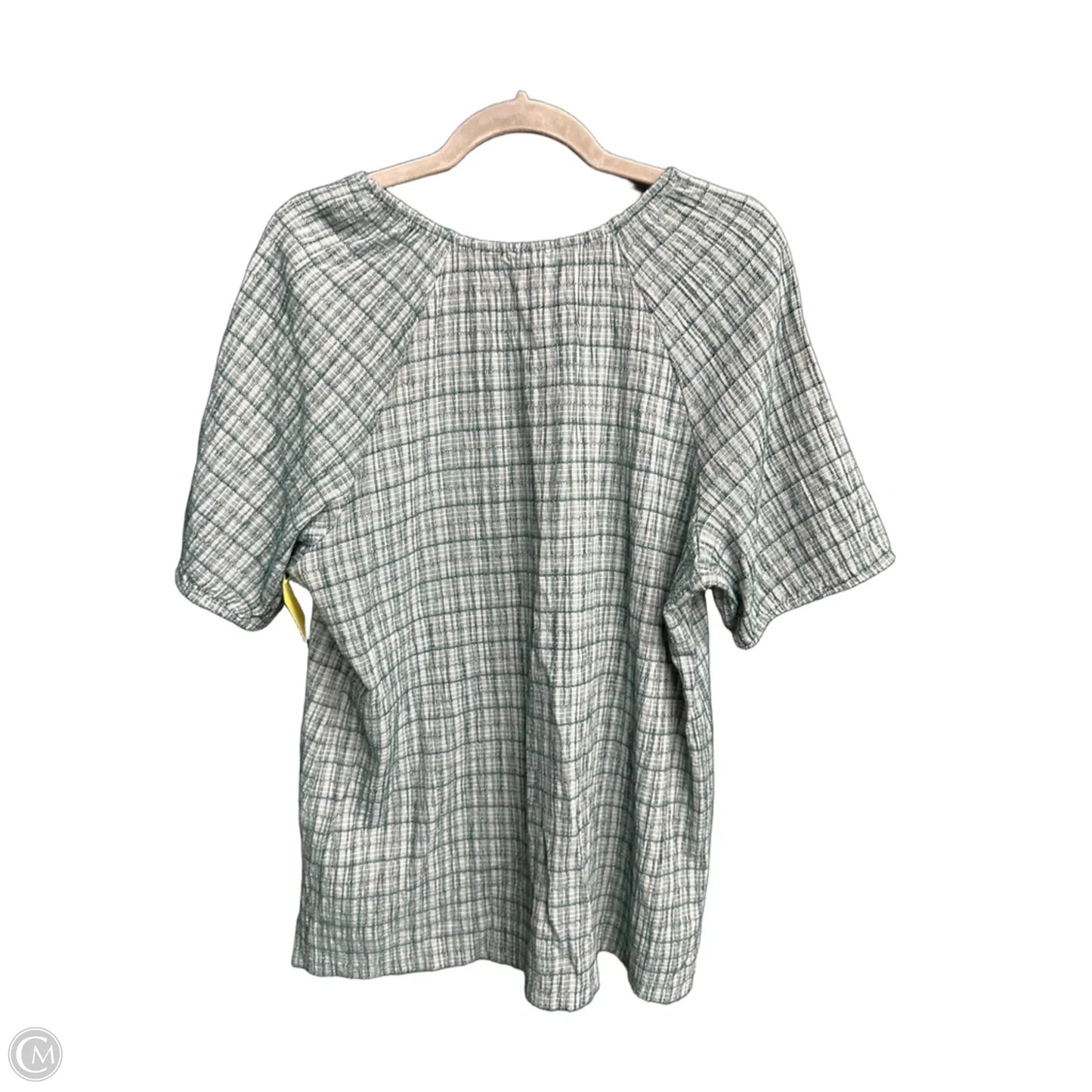 Top Short Sleeve By West Bound In Green, Size: L
