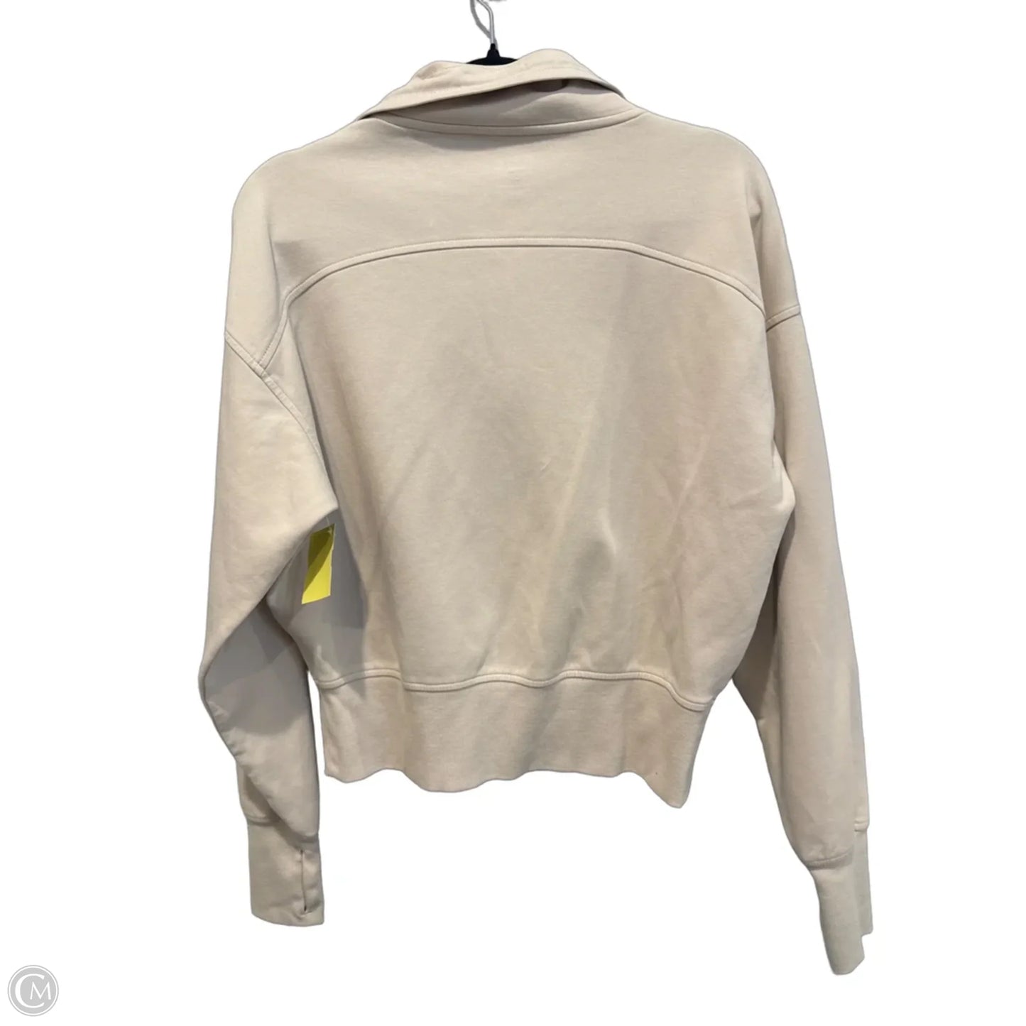 Athletic Sweatshirt Collar By Old Navy In Cream, Size: S