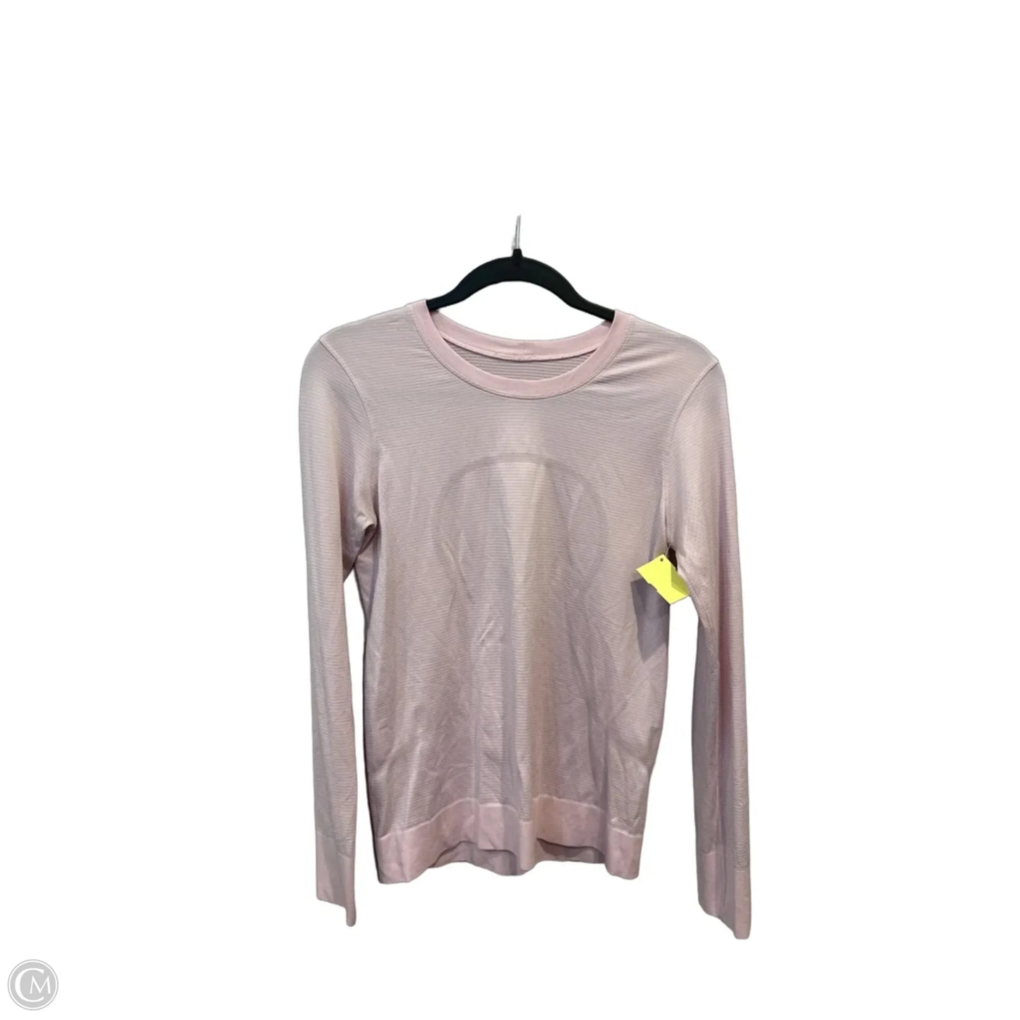 Athletic Top Long Sleeve Crewneck By Lululemon In Pink, Size: S