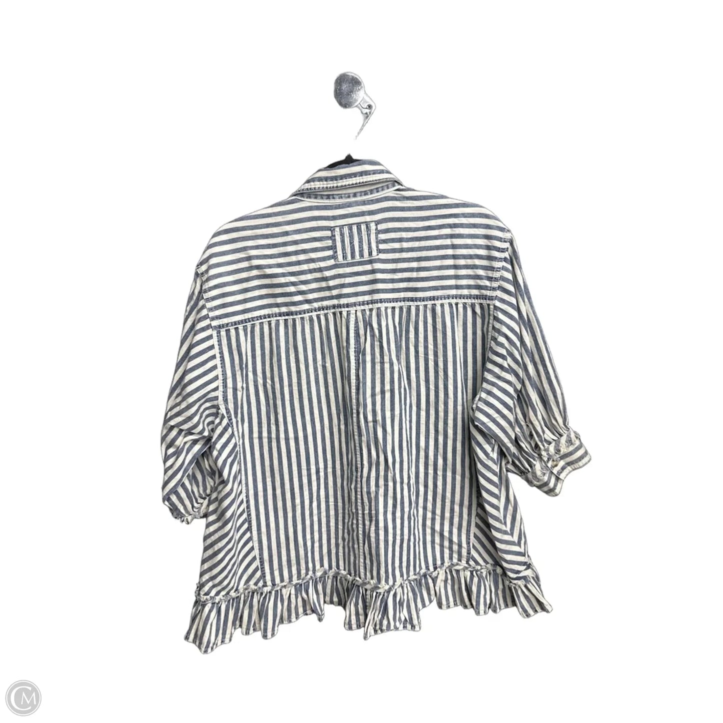 Top Short Sleeve By Clothes Mentor In Striped Pattern, Size: S